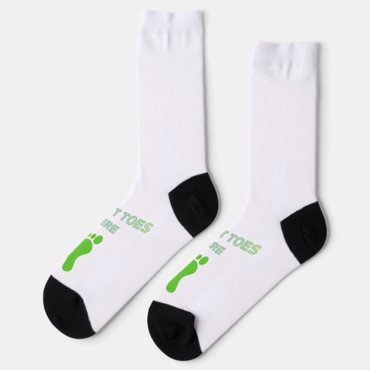 Chaussette Insérez les orteils ici (Gauche)