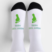 Chaussette Insérez les orteils ici (Haut)