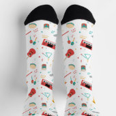 Chaussette Instruments de musique Motif à thème musical (Haut)