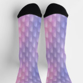 Chaussette Iridescente violet et rose (Haut)