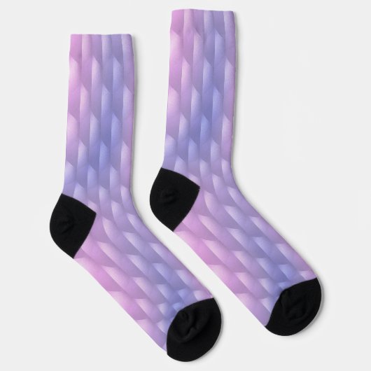 Chaussette Iridescente violet et rose (Droite)