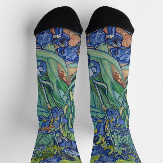 Chaussette Irises par Van Gogh (Haut)