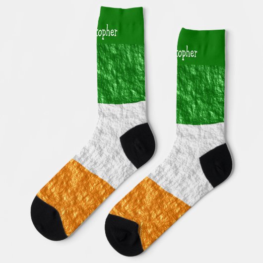 Chaussette Irish Flag Design (Gauche)
