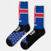 Chaussette Islande, mode, drapeau islandais, patriotique (Gauche)