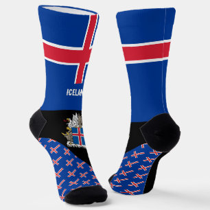 Chaussette Islande, mode, drapeau islandais, patriotique