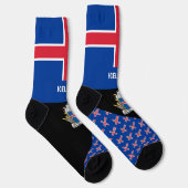 Chaussette Islande, mode, drapeau islandais, patriotique (Droite)