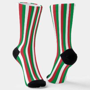 Chaussette Italie Chaussettes, patriotique italien Drapeau mo