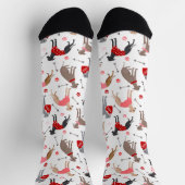 Chaussette Italie Greyhound Valentine (Haut)