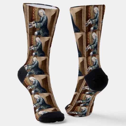 Chaussette J.S. Bach, Performance d'organiste (Angulaire)
