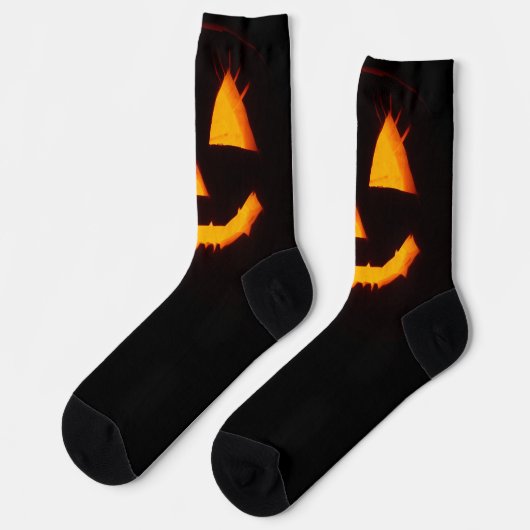 Chaussette Jack-o'-lantern éclairé (Gauche)
