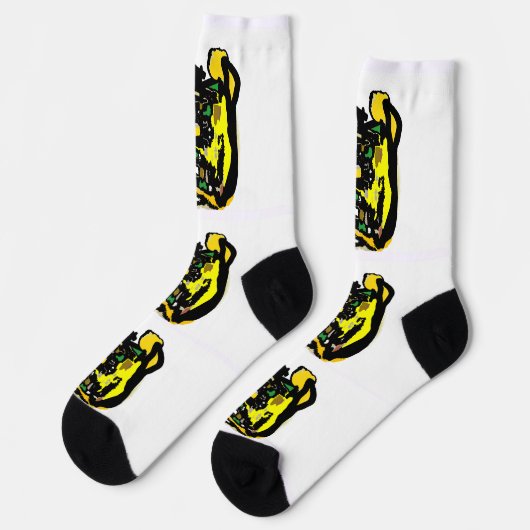 Chaussette Jack o' lanterne Funny (Gauche)