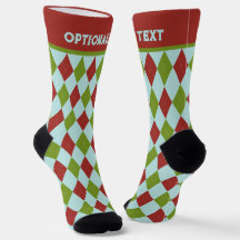Jacquard de Noël Stye en rouge et vert - votre tex