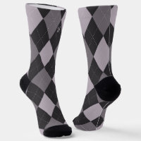 Jacquard gris Monogramme initial