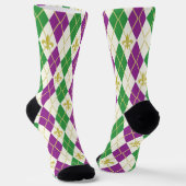 Chaussette Jacquard Mardi Gras (Angulaire)