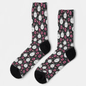 Chaussette J'adore les chats (Gauche)
