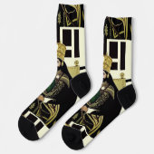 Chaussette Jah Rastafari Haile Selassie I HIM Rasta Socks (Gauche)