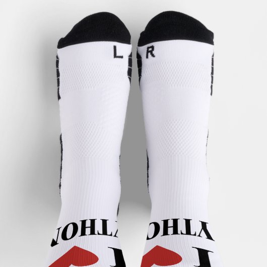 Chaussette J'AI LE COEUR DES Chaussettes Python (Haut)