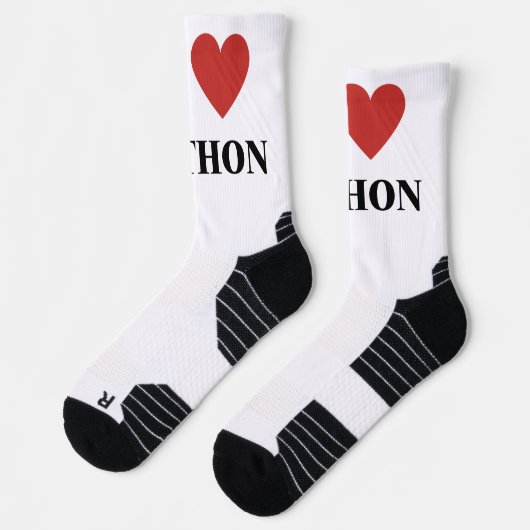 Chaussette J'AI LE COEUR DES Chaussettes Python (Gauche)