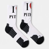 Chaussette J'AI LE COEUR DES Chaussettes Python (Droite)