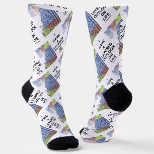 Chaussette J'ai une vision en couches sur la vie Grand Canyon