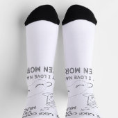 CHAUSSETTE J'AIME BEAUCOUP LE CAFÉ (Haut)