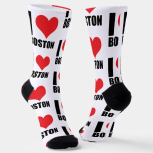 Chaussette J'aime Boston