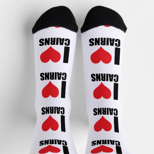 Chaussette J'aime Cairns (Haut)