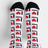Chaussette J'aime Cambridge (Haut)
