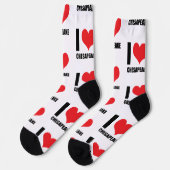 Chaussette J'aime Chesapeake (Gauche)