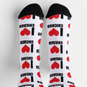 Chaussette J'aime Chicago (Haut)
