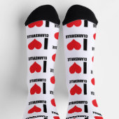 Chaussette J'aime Clarksville (Haut)