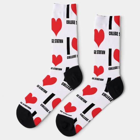Chaussette J'aime College Station (Gauche)