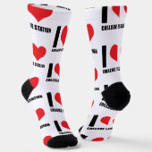 Chaussette J'aime College Station (Angulaire)