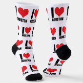Chaussette J'aime Houston (Angulaire)