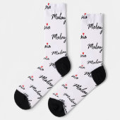 Chaussette J'aime la Malaisie (Gauche)