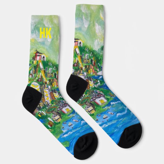 Chaussette J'aime le HK (Droite)