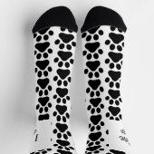 Chaussette J'aime les chiens (Haut)