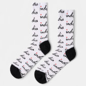 Chaussette J'aime l'Inde (Gauche)