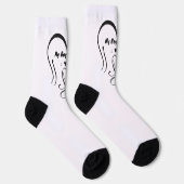 Chaussette J'aime mon petit ami, j'♥ nous (Droite)