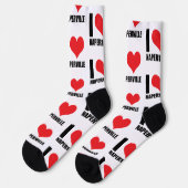 Chaussette J'aime Naperville (Gauche)