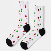 Chaussette J'aime te serrer les couilles de Noël (Gauche)