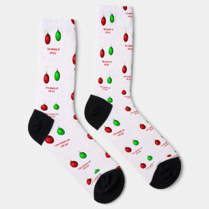 Chaussette J'aime te serrer les couilles de Noël