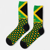 Chaussette Jamaïque Chaussettes, drapeau jamaïcain mode / spo (Gauche)