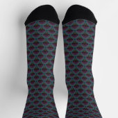Chaussette Japanese art deco style_Midnight (Haut)