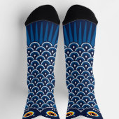 Chaussette Japanese Blue Koinobori Carp Streamer (Haut)