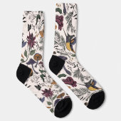 Chaussette Jardin de colibris effrayant (Droite)