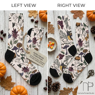 Chaussette Jardin de colibris effrayant