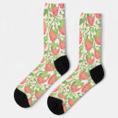 Chaussette Jardin de fraises mignon  (Gauche)