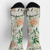 Chaussette Jardin de jasmin de William Morris Fleur Classique (Haut)