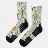 Chaussette Jardin de jasmin de William Morris Fleur Classique (Gauche)